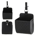 Car Organizer Bag Air Outlet Dashboard Hanging Leather Car Mobile Phone Holder-2