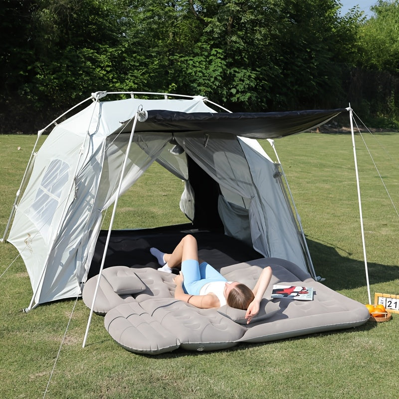 Inflatable Car Mattress with Air Pump-1