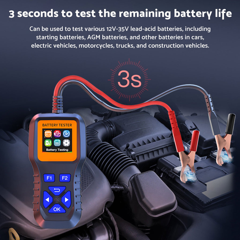 Battery Load Analyzer Tester for Truck Car 24/12/9V 3000CCA Truck Car-3