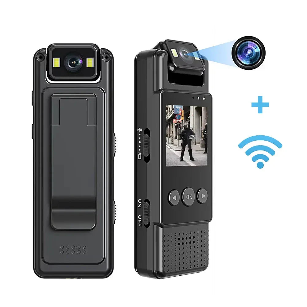 1080P Mini Body Camera with Rotating Lens
