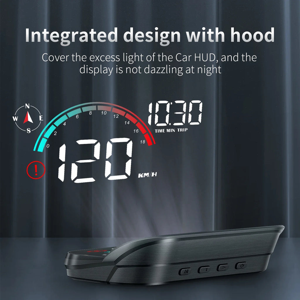 NNEOBA AD M22 GPS HUD Universal Digital Speedometer Display Black-3