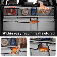 9-Pocket Car Seat Back Organizer – Oxford Storage Bag