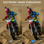 5K Ultra HD Action Camera – Dual Screen, EIS, 30M Case