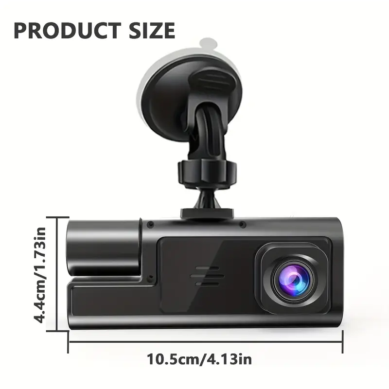 1080P Dash Cam with Night Vision & G-Sensor Safety